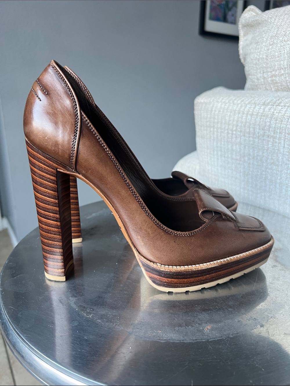 Bally Lewes Loafer-Style Heels - Picture 5 of 10